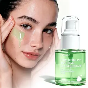 Spirulina PDRN Soothing Essence | Cools and soothes sunburned skin | Relieves redness and burning from sun exposure | Deeply hydrates and locks in moisture | Firms and firms sun-damaged skin | 50ml | For sun-exposed skin with redness