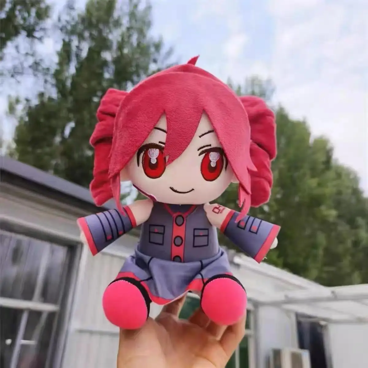 Anime Kasane Teto Cosplay Doll Kawaii Plush Stuffed Doll Ornament Christmas Gifts Anime Merchandise Kid Birthday Gift Home Decor