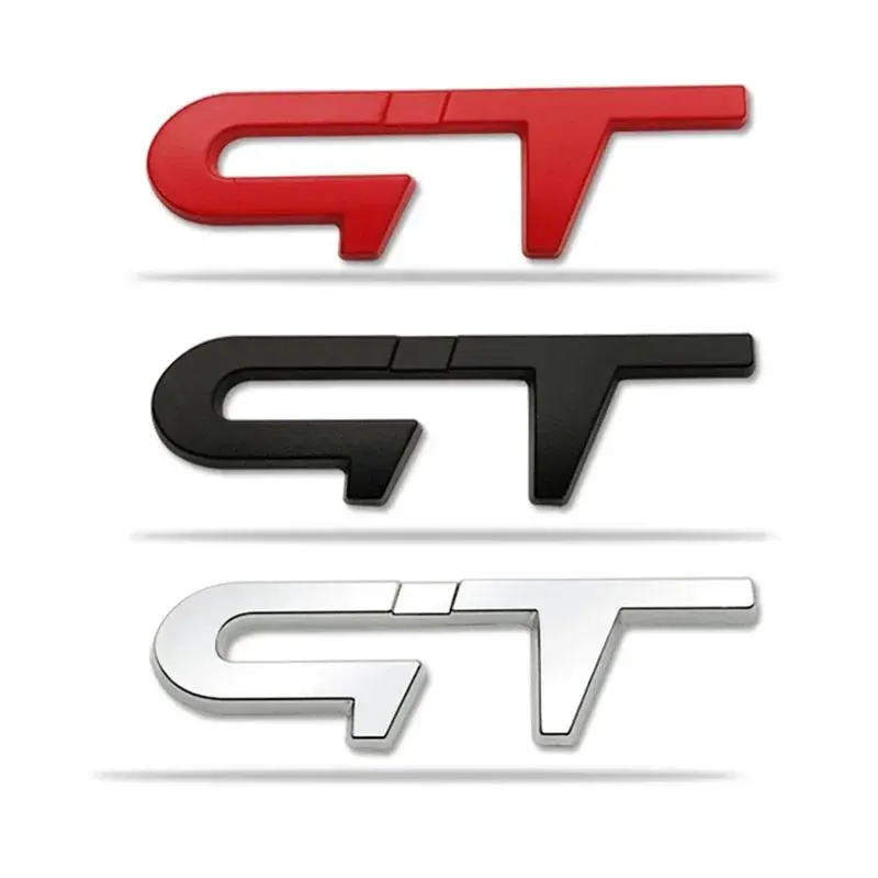 3D Metal Car Rear Trunk Emblem Sticker for Renault GT Megane Laguna Duster Captur Fluence Espace Auto Body Badge Decal