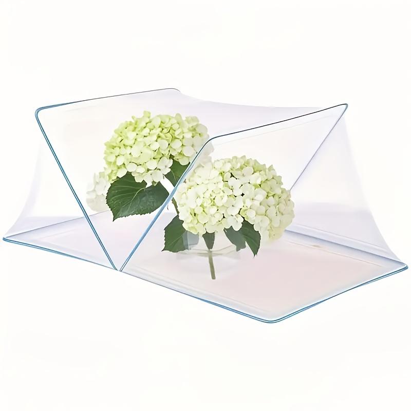 Foldable plant protection tent (with insect-proof net) - arch-shaped greenhouse structure, made of lightweight plastic and fiber rods, easy to assemble, suitable for seedling cultivation, garden and balcony use. Specialized for outdoor plant protection