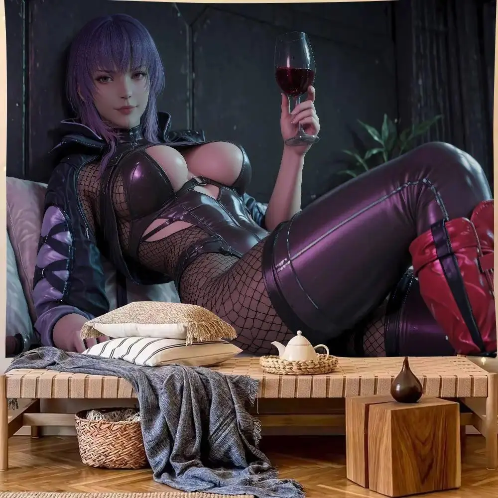 Top Popular Fashion Cool Ninja Gaiden 4 Gaming Tapestry Wall Hanging Wall Rugs Dorm Decor Blanket Camping Decoration Tapestry