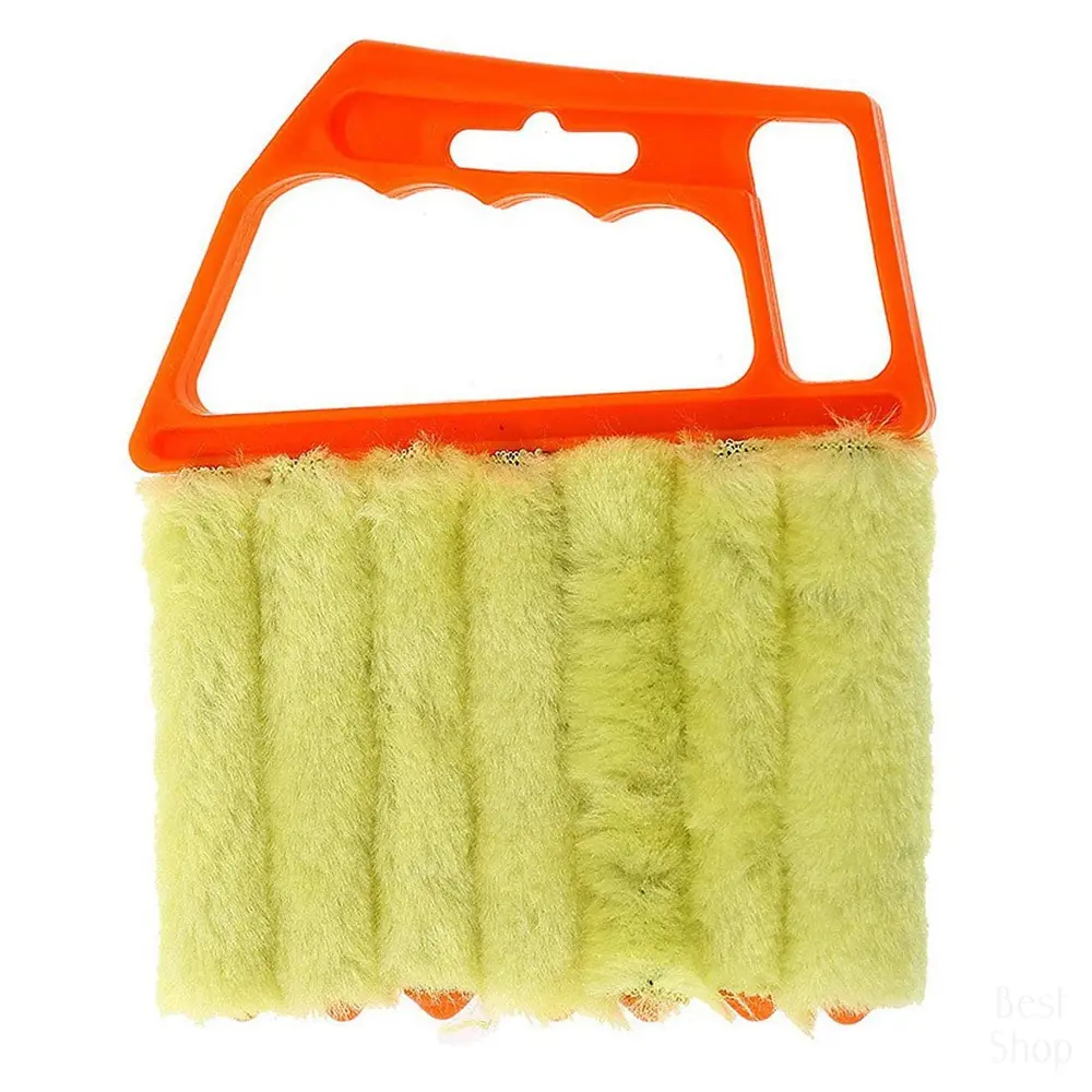 Window Blind Cleaner Duster Tool,2026 New Cleaning Tools,7 Fingers Washable Microfiber Dusters for Cleaning,Crevice Cleaning Brush, Duster for Venetian Blinds & Air Conditioner Vents