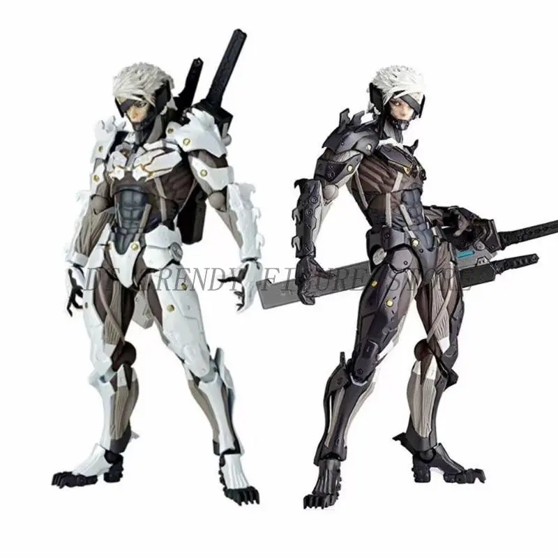14cm Yamaguchi 140 Ex-Metal Gear Raiden Action Figure, PVC Collection Model Ornaments, Toys for Kids' Gifts, Raiden Metal Gear