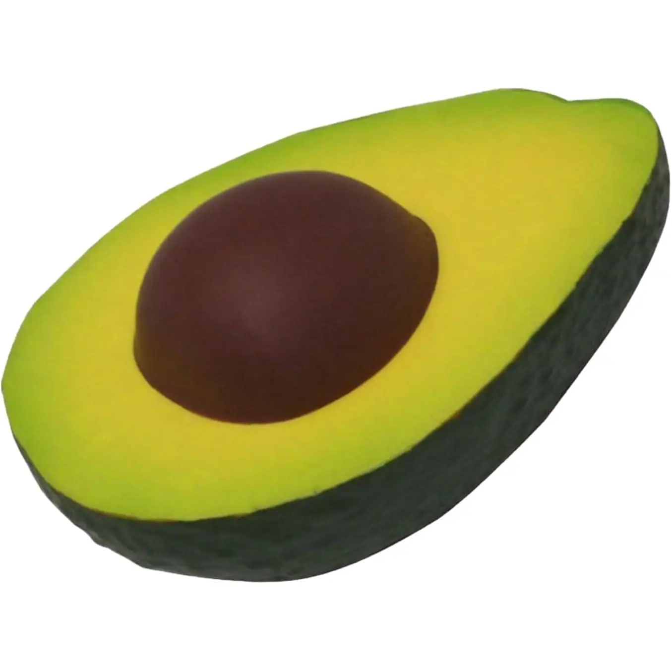 Stress Relief Toy, Avocado Toy, Simulated Half Avocado Stress Ball Toy Slow Rebound Fruit Squeeze Fidget Toy Anxiety Relief Soft Stress Ball Pinch Sensory Toy (Avocado)