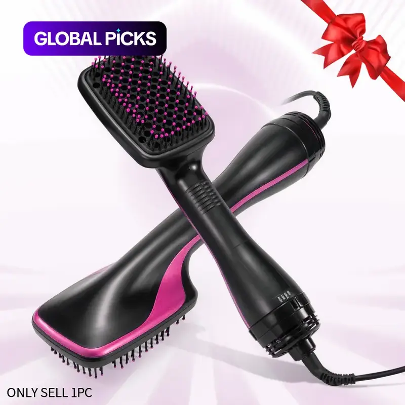 2 in 1 Hair Dryer Brush, Negative Ion Hair Dryer Brush, Hot Air Brush, Hair Styling Tool for Women & Girls, Hairdressing Tool, Hair Dryer Blower, Blow Dryer Comb, Multifunctional Blow Dryer #GLOBAL PICKS