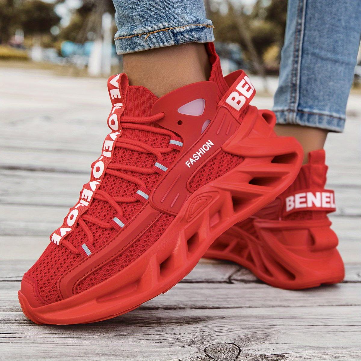 Summer Unisex Couple Shoes Trendy Cushioned Sole Motion Control, SDDA Geometric Flyknit Breathable Men's Women's Running Shoes, 6eight Casual Tennis Shoes Comfortable Ankle Sock Shoes, Non-slip Fitness Shoes Breathable Mesh Men's Walking Sneakers.