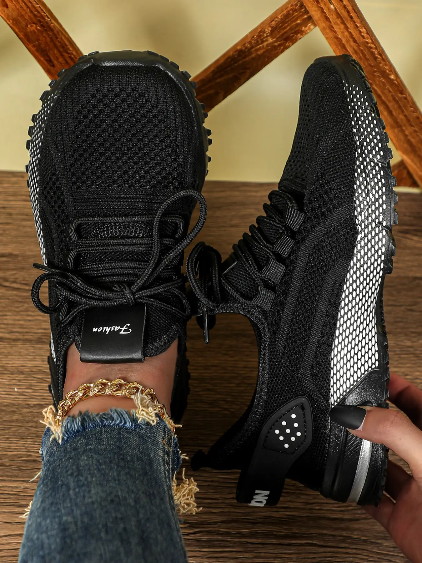 Women's Casual Low Top Sneakers, Comfortable Round Toe Eva Sole Shoes, Ideal for Sports, Travel, Work, Dating, Gym, Daily Wear