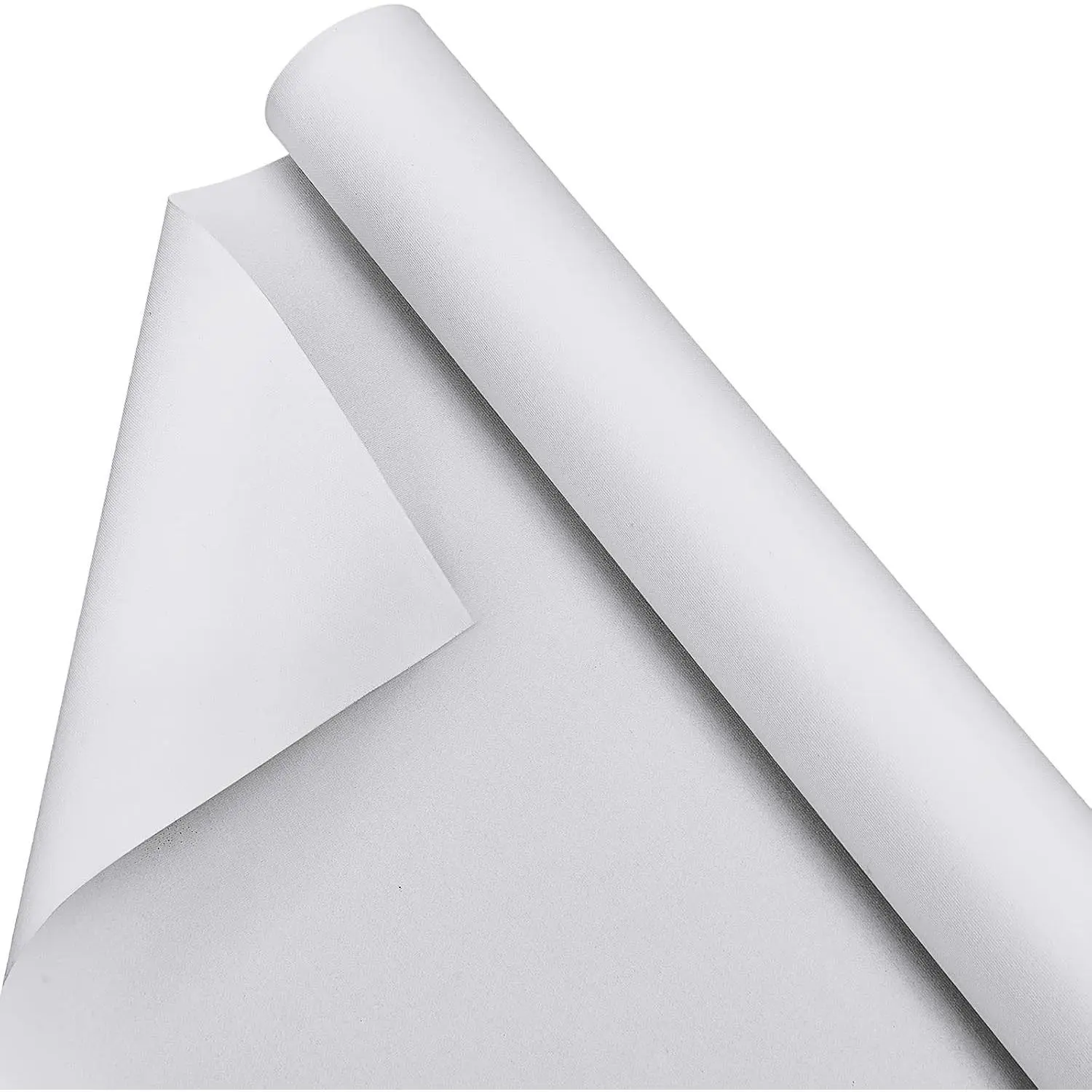36 Inch x 20 Feet Double Primed Cotton Canvas Large White Canvas Roll for Oil and Acrylic Painting
