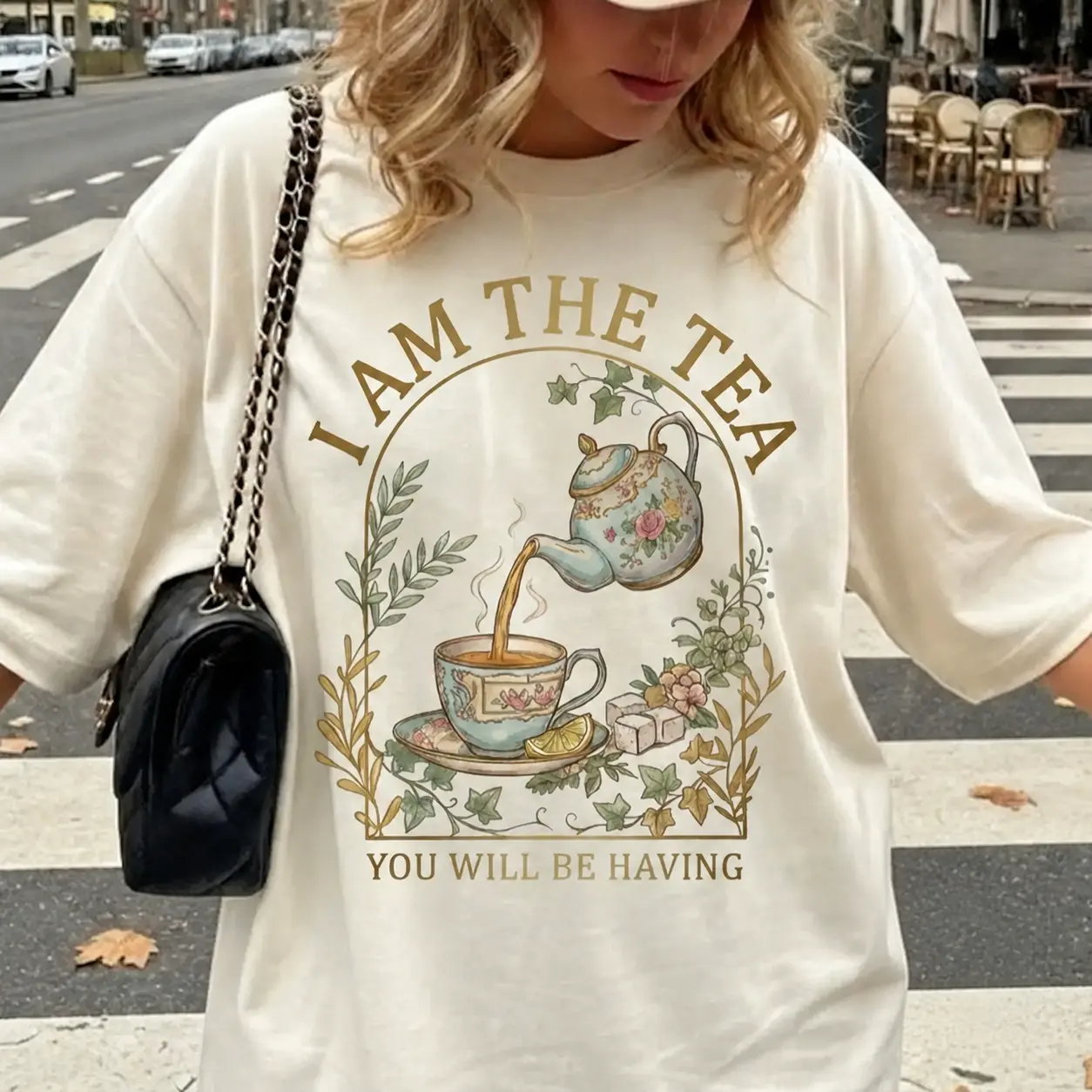 I Am the Tea You Will Be Having Shirt, Sarcastic British Humor t-shirt, Tea Theme Shirt, Regency Romance Gift