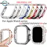 Shiny Aesthetic watch case Stylish Smartwatch Accessories For Apple Watch Series 11/10/9/8/7/6/5/4/3/2/1 Ultra SE 42mm 46mm 49mm 40mm 44mm 41mm 45mm 38mm, Crystal Diamond Smartwatch Face Covers Protective Bumper Protector for Apple Watch lineup Women