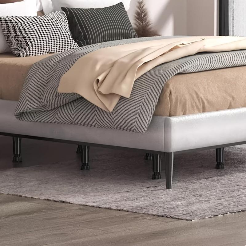 Heavy-Duty Adjustable Height Bed Frame Support Leg, Bed Frame Replacement Legs, Versatile Furniture Center Slats For Beds, Sofas, Dressers & More, Furniture Hardware