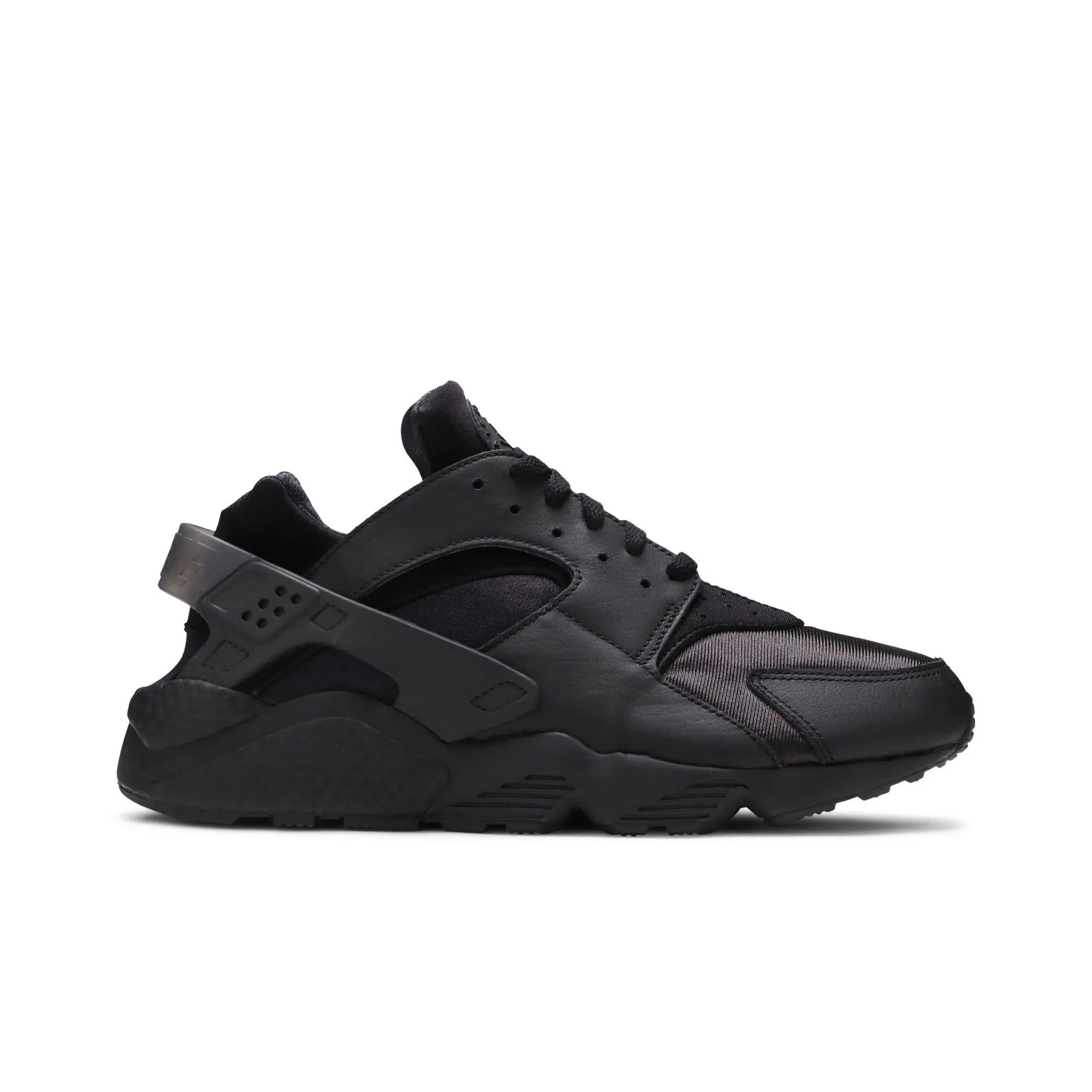 Nike Air Huarache 'Triple Black' (Unisex) Black/Black/Black running shoes DD1068 002