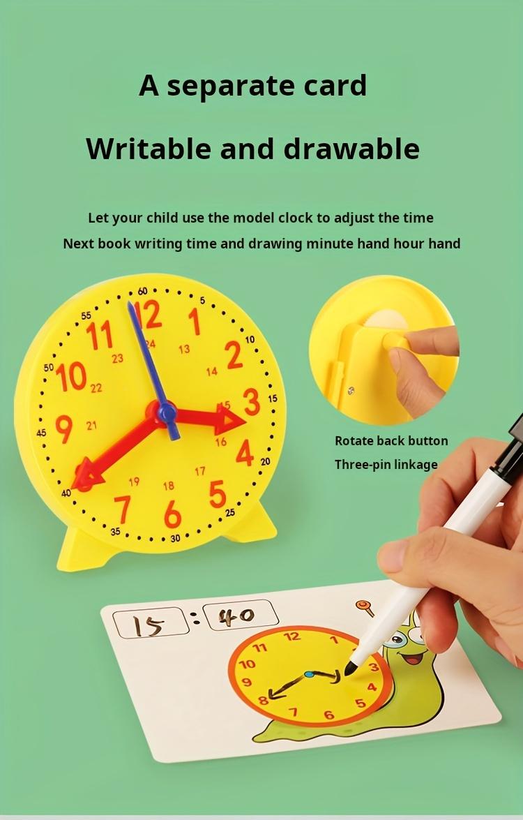 The Multifunctional Digital Clock Teaching Tool Is an Educational Toy That Helps in Learning to Tell Time And Manage Time Effectively.