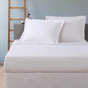 ’s Home Classic Tailored Bed Skirt Dust Ruffle, Cotton, 14" Drop Length, Twin XL, Black