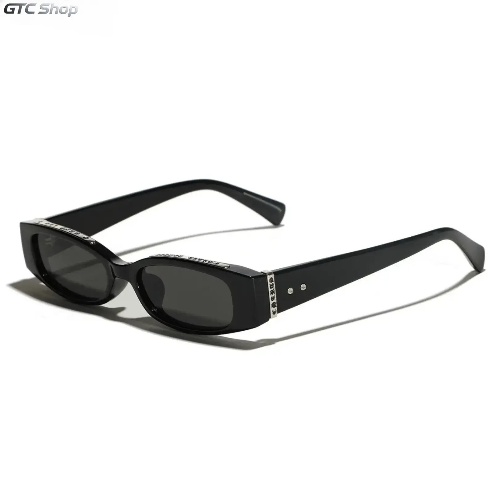 Unisex Y2K Narrow Square Sunglasses, Futuristic Small Frame with UV400 Protection, Statement Fashion Shades Perfect for Streetwear, Photoshoots, Everyday Use and All-Match Styling