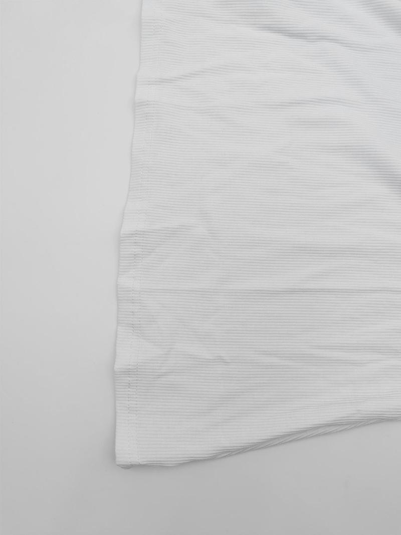 Women's Solid Ribbed Tank Top, Casual Sleeveless Round Neck Top for Daily Wear, Ladies Clothes for All Seasons, Casual Comfy Vest