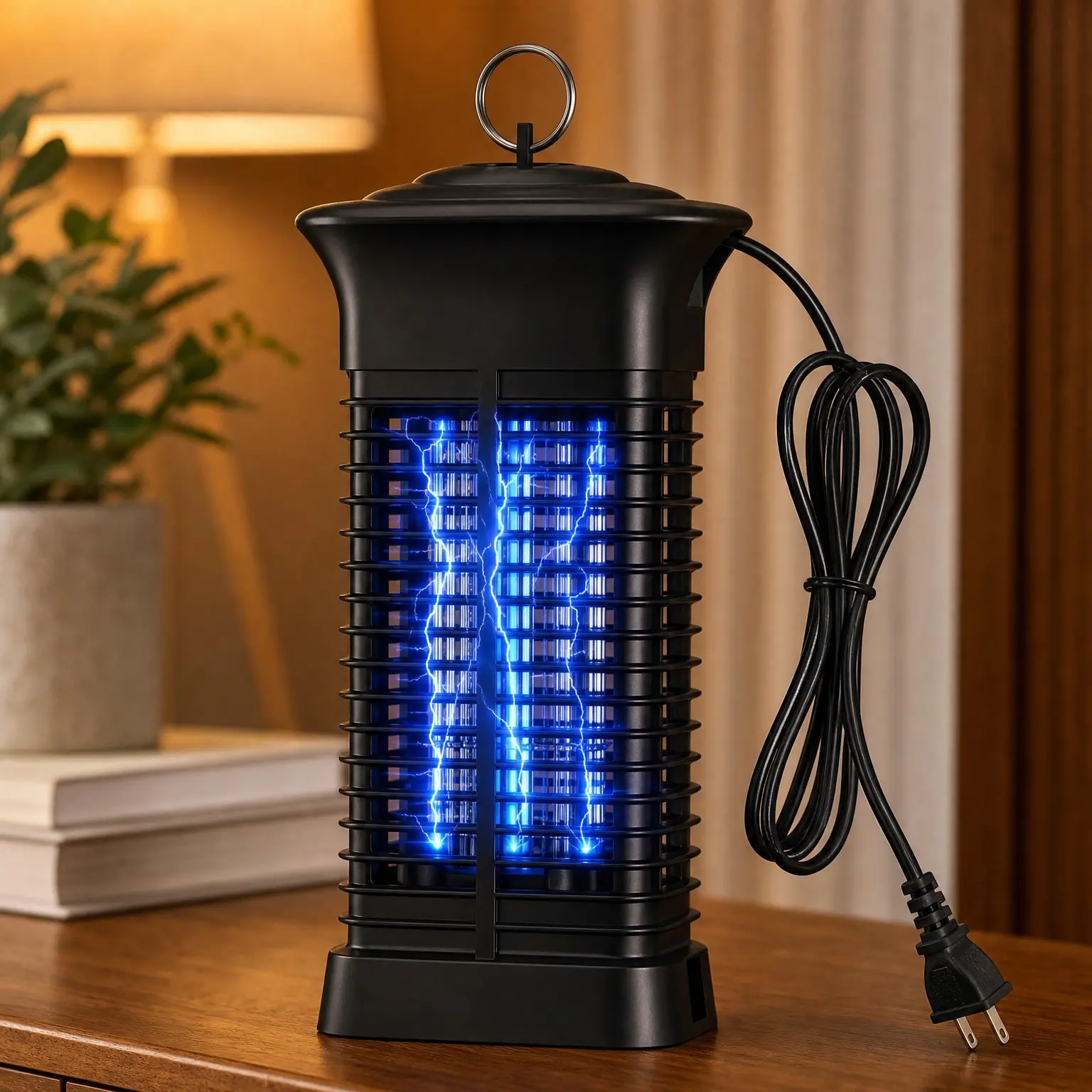 15W 4000V Electric Mosquito Zapper - Outdoor & Indoor Bug Zapper, Mosquito Killer Lamp for Home Backyard PatioGift