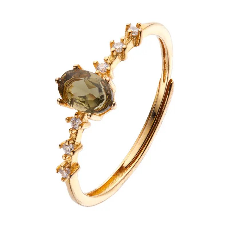 S925 Sterling Silver Natural Gemstone Rings for Women – Garnet Peridot Apatite Multicolor Band, Unique Minimalist Statement Finger Jewelry