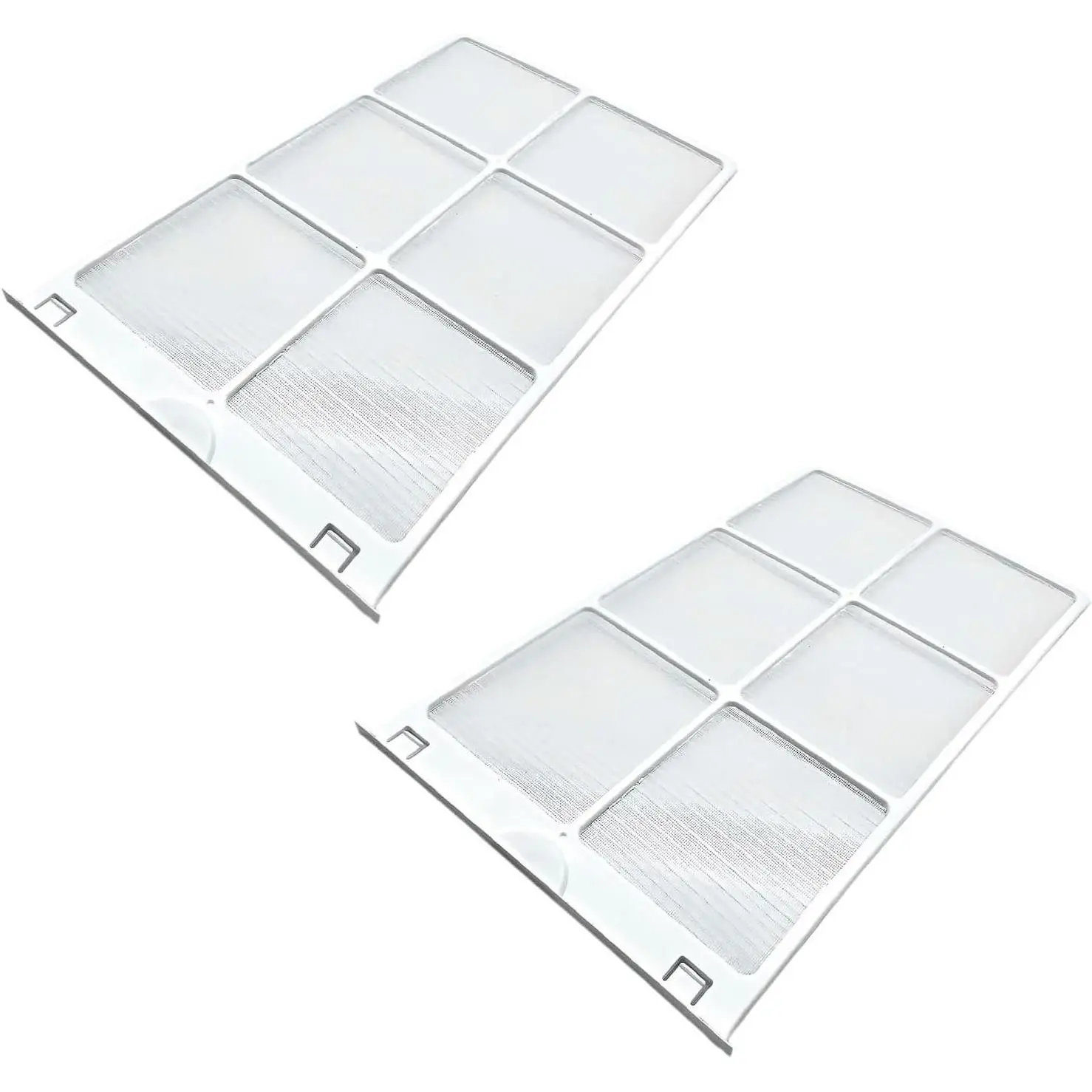 WJ85X21746 2-Pack Room Air Conditioner Air Filter Replacement, White - Compatible with AHQ06LYW1, AHQ06LYQ1, AHR05LWQ2, Replaces A0010209471, AP6280063