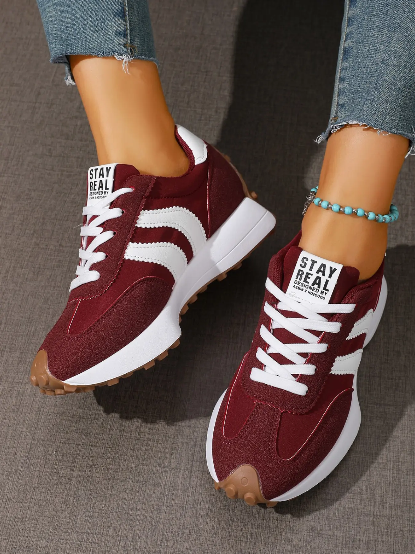 Women's Thick Sole Casual Trendy Sneakers, 2026 New Breathable Aron Shoes, Large Size Height Increasing Dad Shoes, Elegant Fashion Sporty