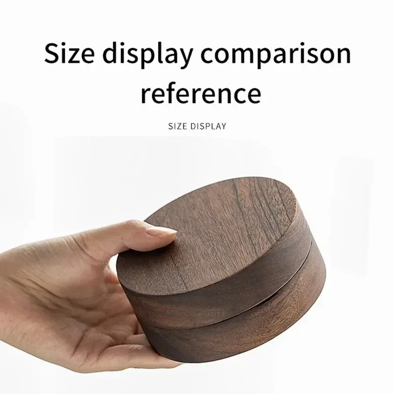 Walnut Wood Stainless Steel Ashtray with Lid, Windproof and Odor-Resistant, Elegant Desktop Decor, Ideal for Home Office Study Room, Creative Gift