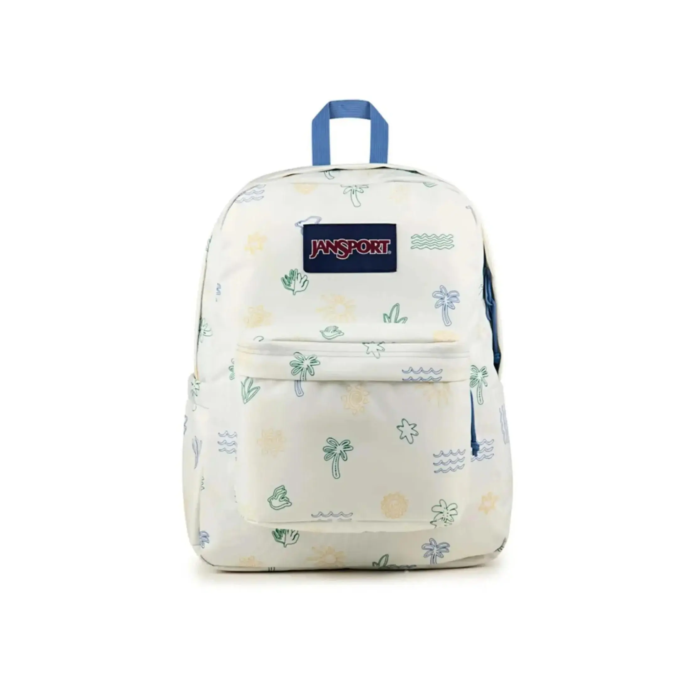 JanSport Big Student Backpack - Suede Bottom Letter Patch Large Capacity Daypack with 15" Laptop Compartment & Side Water Bottle Pocket for College