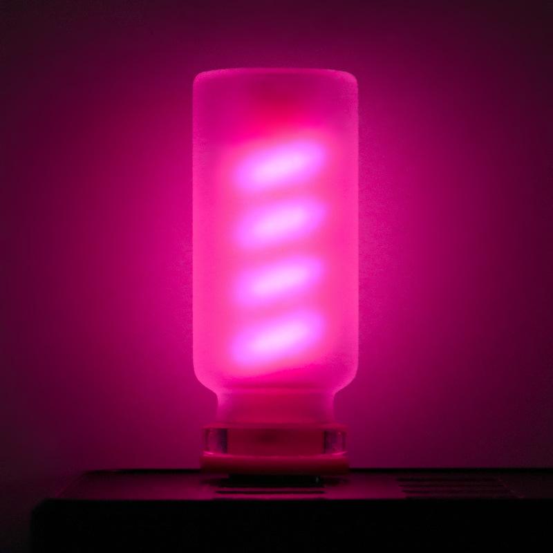 1 USB small night light touch color LED night light in the car ambient light Edison bulb incandescent ceramic light sanding touch bedside sleeping light portable multi-color LED ambient light that lights up