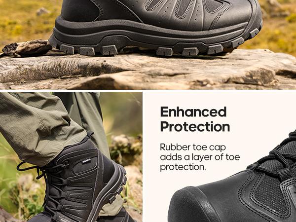 NORTIV 8 Men's Mid Hiking Boots Waterproof Outdoor Trekking Backpacking Camping Shoes