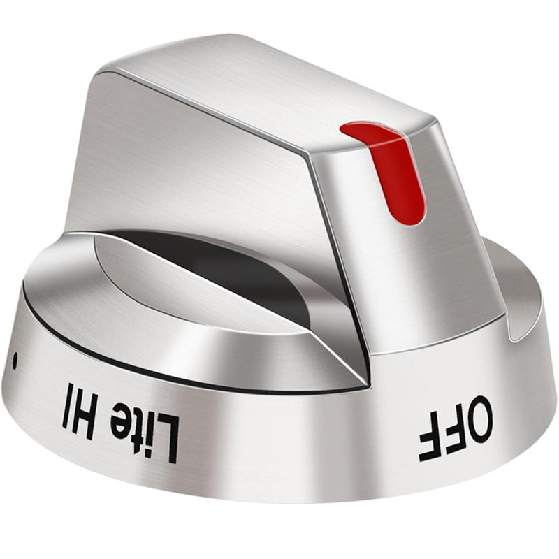 Upgraded Gas Stove Knob Compatible with Stainless Steel, Replacement Part for Kitchen Equipment, Durable Design, Easy Installation