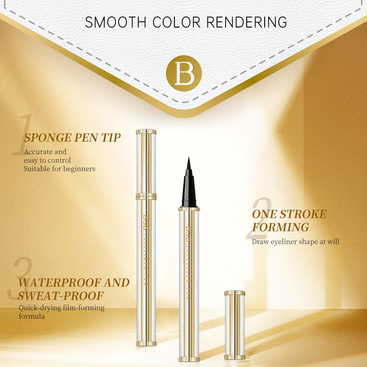 Waterproof Lambskin Eyeliner Pen – Smudge-Proof Long-Lasting Smooth Thick Tip for Defined Eye Looks, All-Day Wear & Simple Beginner Use - Women’s Daily Eye Makeup Tool, Cosmetics & Professional Beauty Tools
