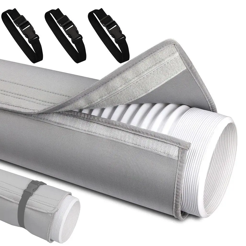 Air conditioning ventilation pipe hose cover velcro cover insulation cover exhaust pipe windproof cover air conditioning pipe Heat Insulation