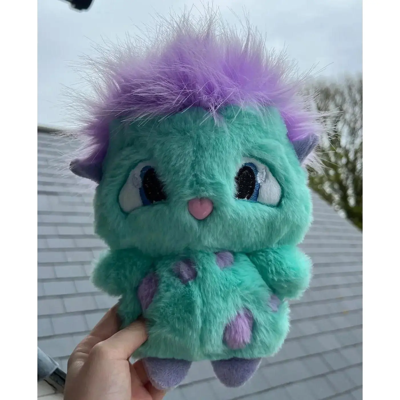1pc 25cm Anime & Manga Bibble Short Plush Toy, Cute Soft Stuffed Doll for Kids Over 1 Year, House Decoration & Birthday Gift, Bble Plush Toys