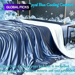 1 Piece Summer Cool Blanket, Ultra-Light Breathable Bedspread, Large Twin Size, Ideal for Hot Weather, Soft Sofa Bed Cover, Moisture-Wicking, Skin-Friendly