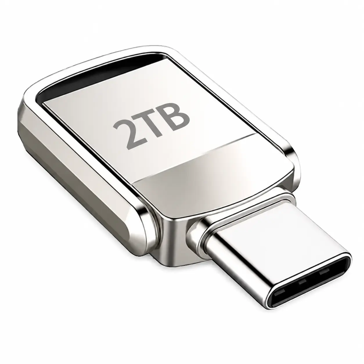 2TB USB 3.2 Type-C Portable Flash Drive - High-Speed USB Memory Stick Thumbdrive, Bus Powered, Boot Support, Linux-Compatible, All Current Computer Systems, Camera Storage Solution