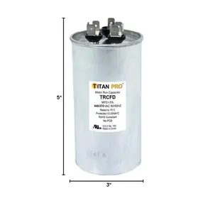 OEM Upgraded Replacement Motor Run Capacitor 35+5 MFD uF 370/440 Volt Round