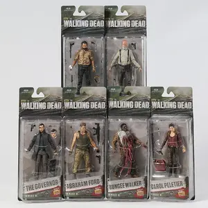 2026 hot item The Walking Dead Abraham Ford Bungee Walker Rick Grimes Hershel Greene Collection Action Figure PVC Model Figurals