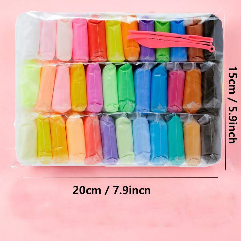 36-color Polymer Clay, 1 Set DIY Making Clay Supplies, DIY Molding Clay, Crafting Kit, Clay Modeling Tool for Teens, Creative Craft Kit