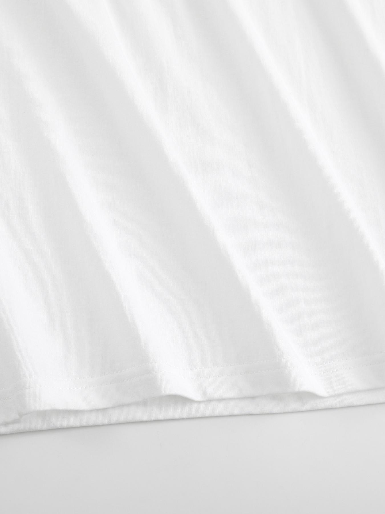 180g[100%cotton]Trendy Fashion Round Neck Short Sleeve, Trendy Brand Fashion, Outdoor Street Style, Suitable for Home and Travel, Comfortable Fabric, Men's Short Sleeve Top, Spring Summer Men's Pure Cotton T-Shirt Streetwear Casual