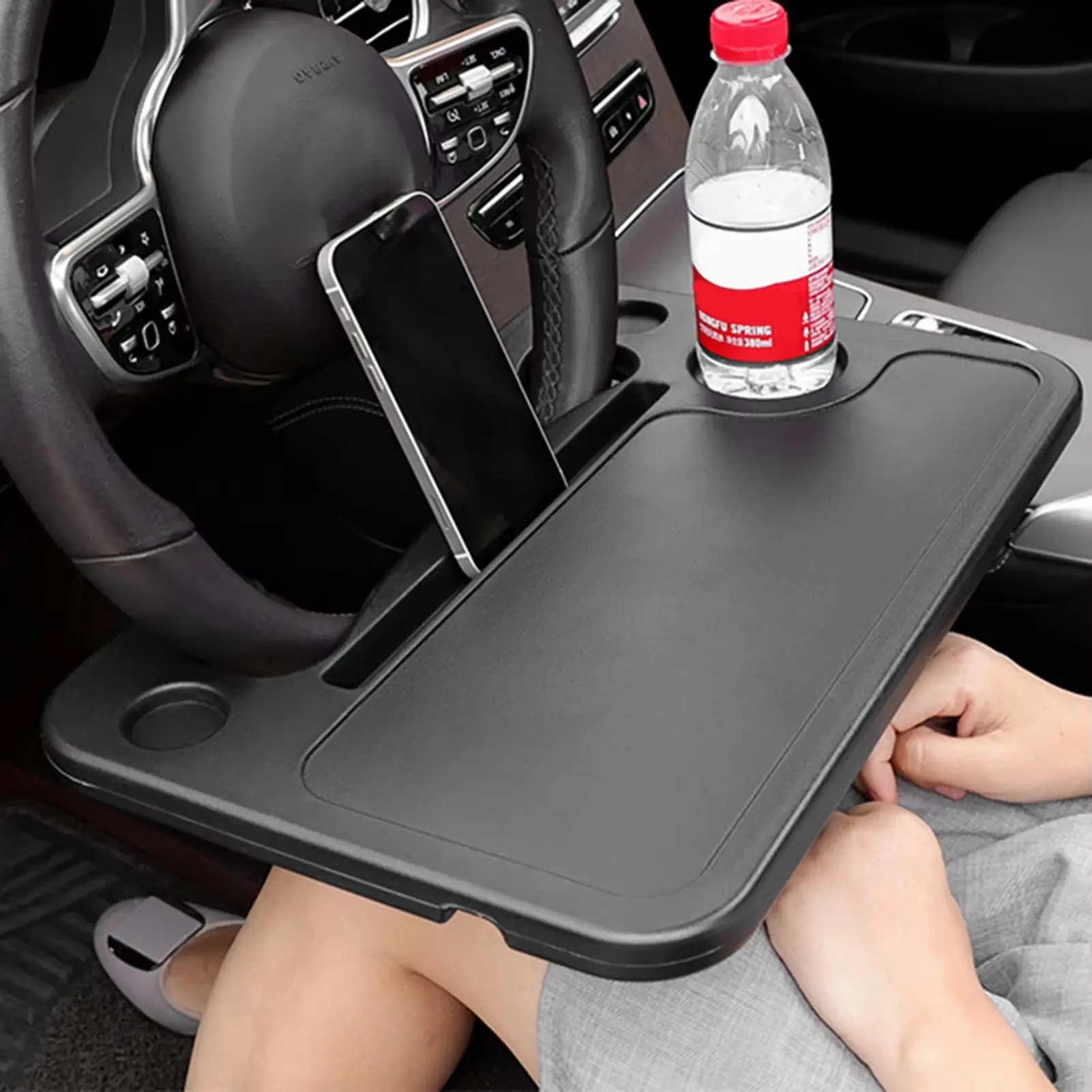 Portable Car Laptop Computer Desk Mount Stand Eat Work Car Steering Wheel Dining Table BracketDrink Food Coffee Tray Board
