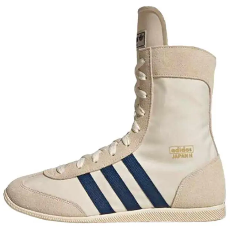 Adidas Wmns Japan High 'Cream Dark Blue' JR8123