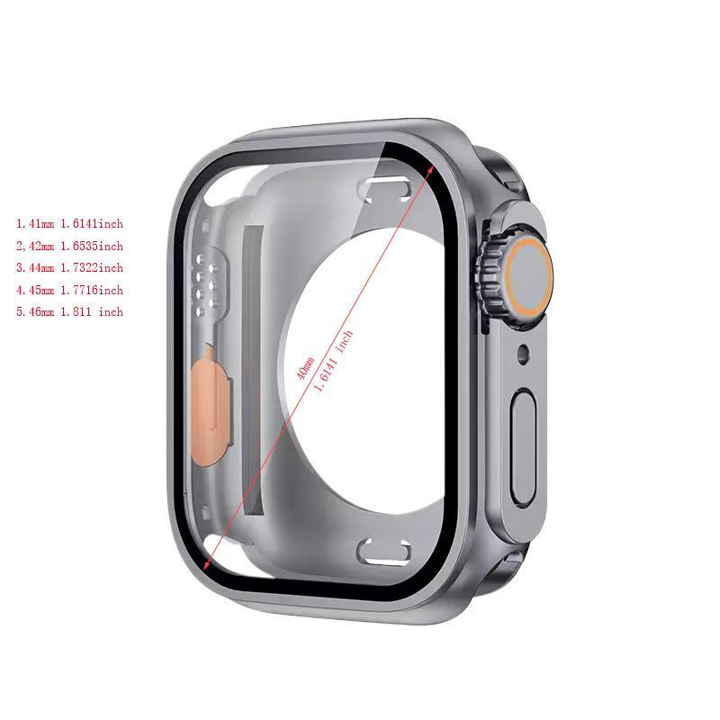 Watch Protective Case, Watch Case with Screen Protector, Watch Protector Compatible with Apple Watch 40mm to 49mm, Smart Watch Accessories, Wearable, Wearable Accessory, Smartwatch Cover