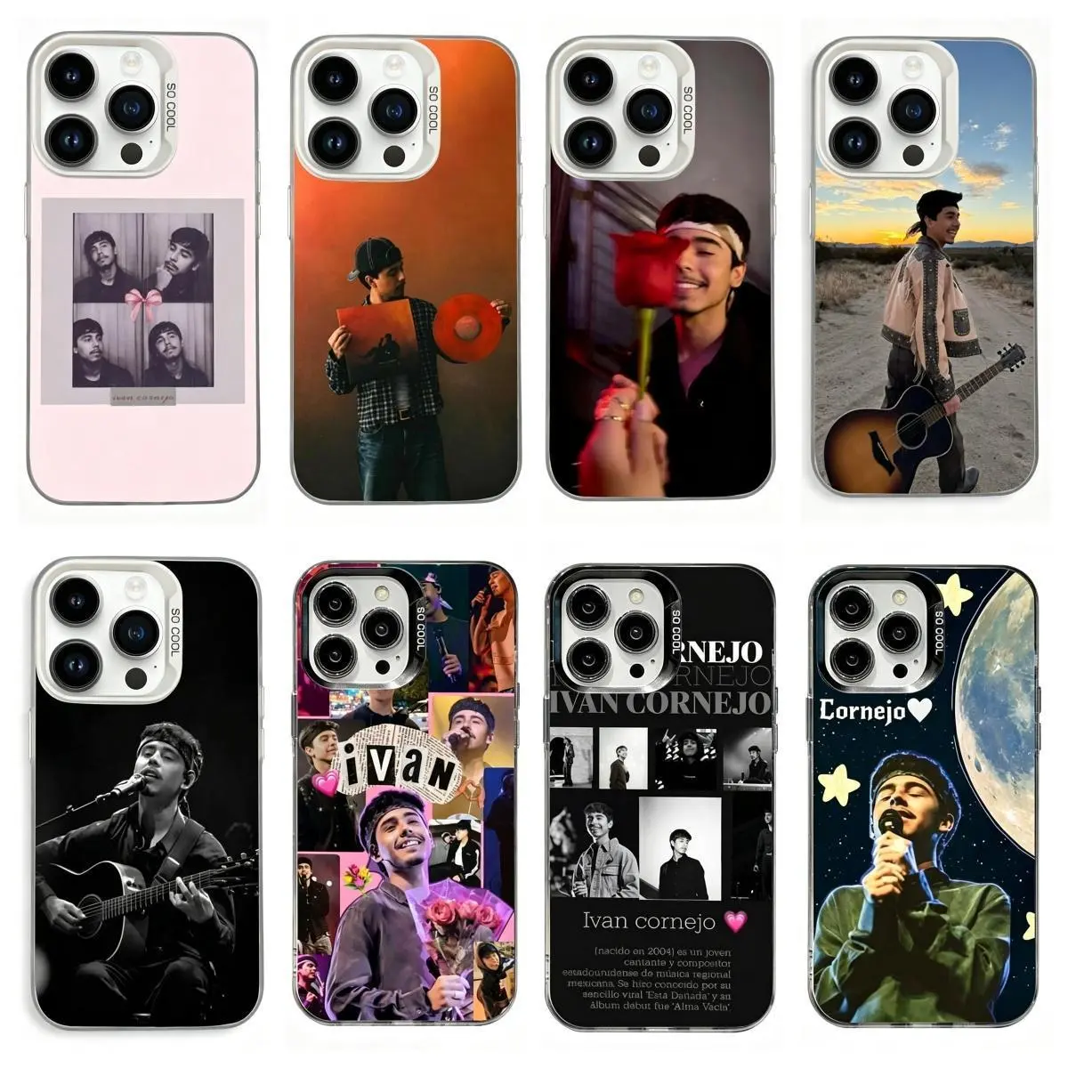 I-Ivan Cornejo Rapper Themed Handheld Smartphone Case, Matte Shockproof Cover with Screen Protector, Mobile Phone Accessories for iPhone 17/16/15/14/13/12/11 Pro Max/Plus, iPhone XR & Samsung Devices