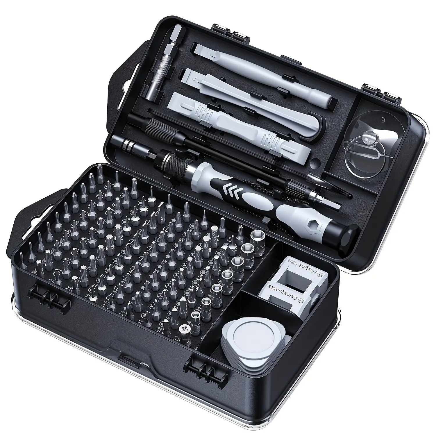 115 in 1 Precision Screwdriver Set, Heavy Magnetic Multipurpose Screwdriver Kit, Sturdy Metal Case, Ideal for Phone Tablet Repair, High Magnetic Screwdriver