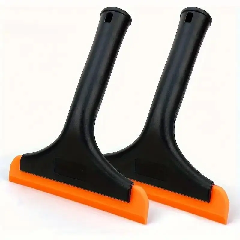 Ultra-flexible Silicone Squeegee with Ergonomic Handle, Suitable for Car Windshields, Windows, Mirrors, and Glass Doors - a Durable Rain Water Scraper, Car Wiper, Window Cleaning Tool, Featuring a Stylish and Flexible Design. A Fashionable