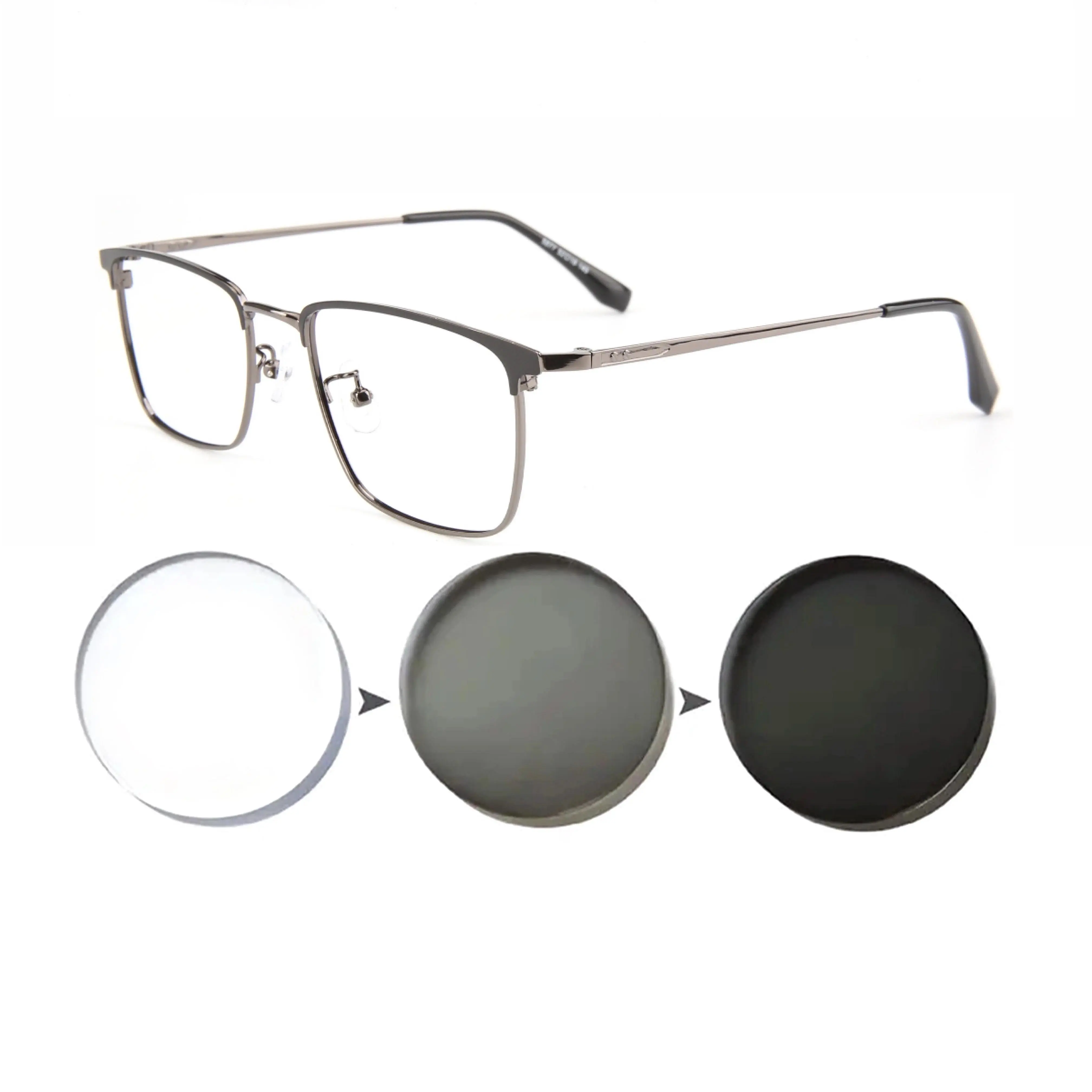 Photochromic Eye Glasses Men Women Myopia Eyeglasses Students Short Sight Eyewear 0 -0.5 -1 -1.25 -1.5 -1.75 To -6