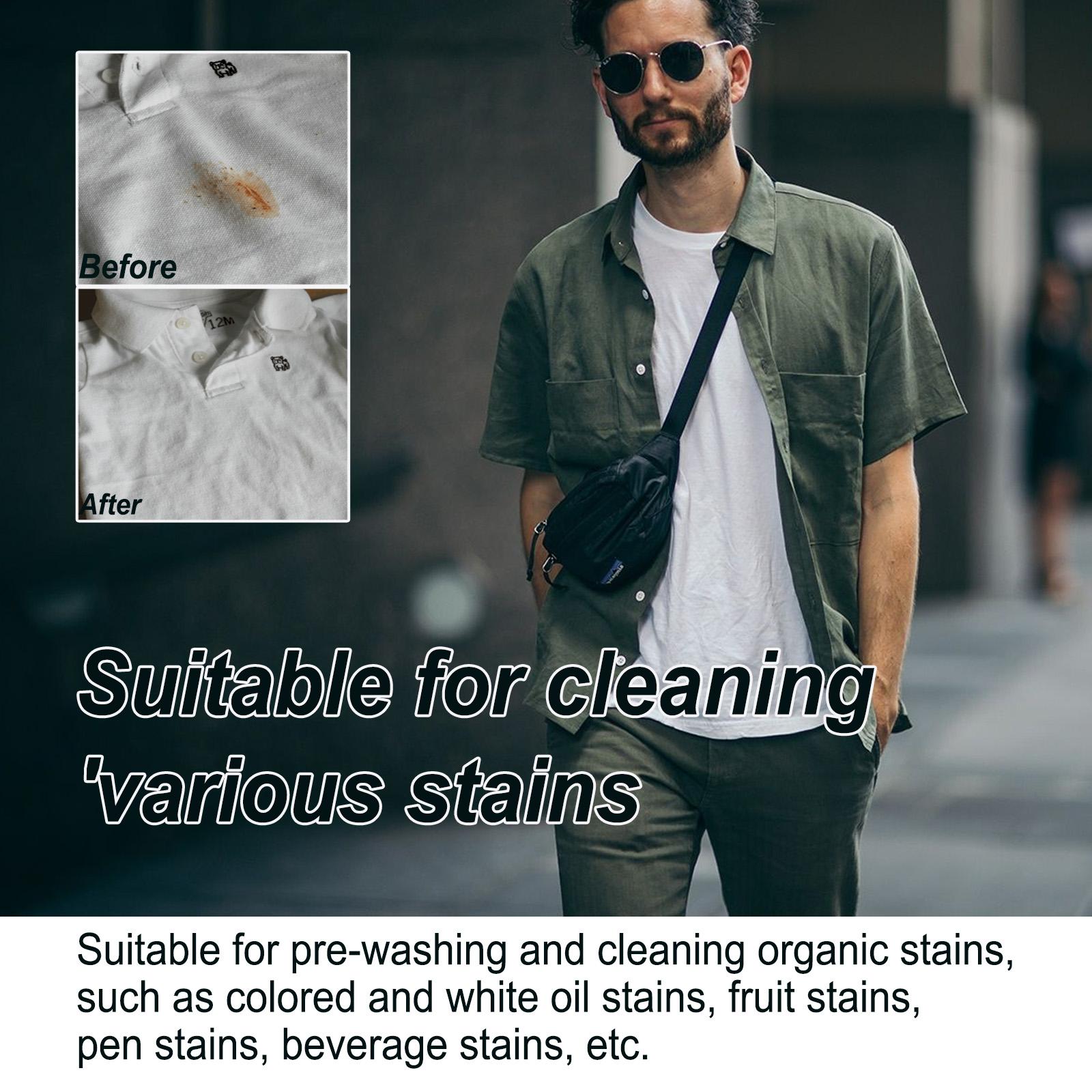 Jue Fish Active Enzyme Laundry Cleaner, Deep Cleansing Clothing Removes Stubborn Stains Gently And Does Not Irritate