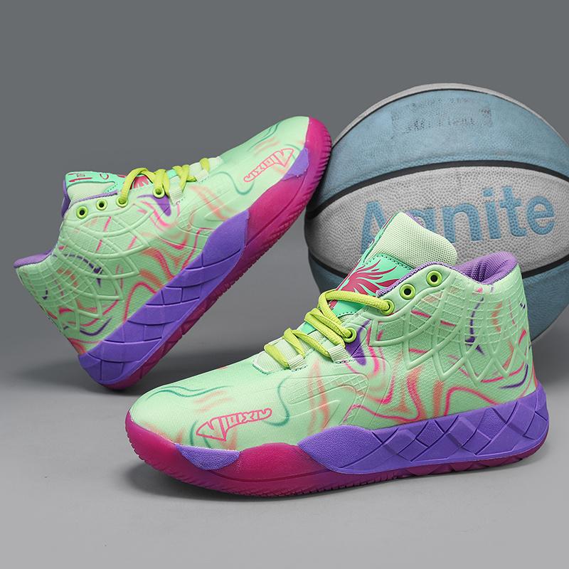 (New)[sneakers] Men'S Lightweight Breathable Basketball Shoes|   Comfortable, Shock-resistant, All-season, Standard Fit