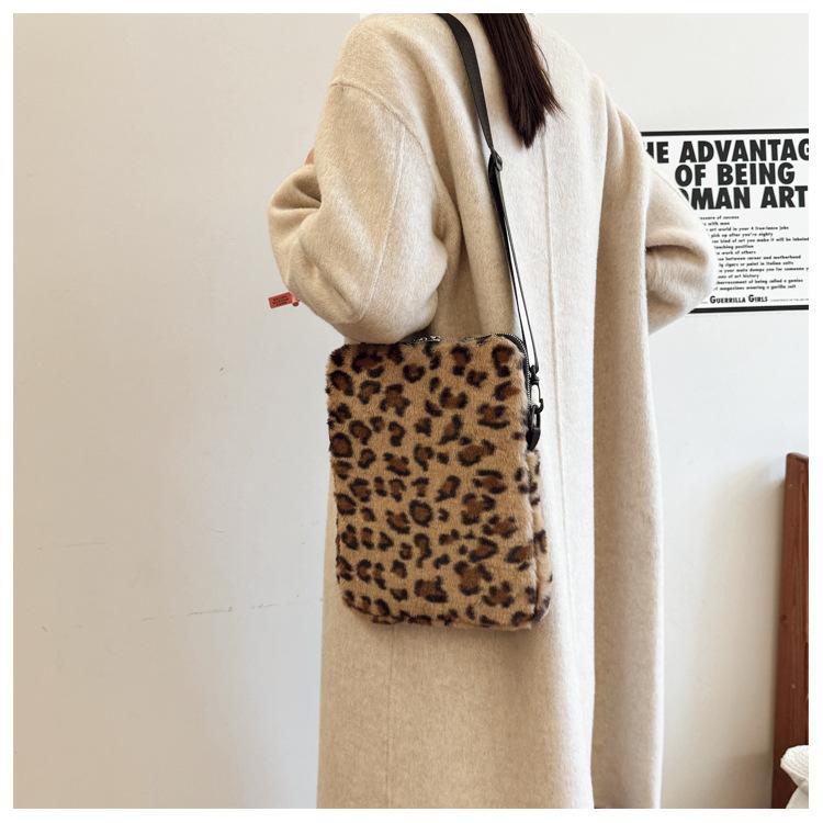 Leopard print Laptop Sleeve 11 13.3 13.6 14 15 15.6 Inch For Macbook Dell Huawei Samsung Xiaomi LG Shoulder Bag Tablet Pouch