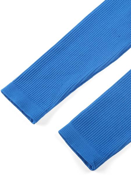 Women's Long Sleeve Casual Fitness Top, Fitness Activewear, Fitted Polyester Fabric, All Season Wearable Gym Training, Comfortable & Stylish Design