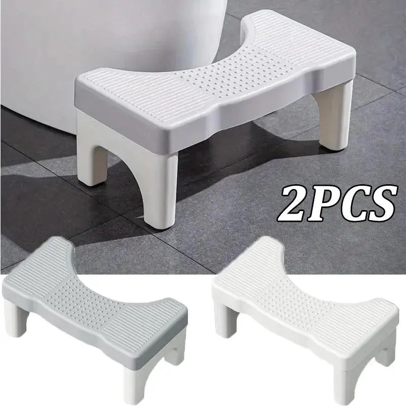 New Bathroom Squatty Potty Toilet Stool for Children Pregnant Woman Seat Elderly Toilet Foot Stand Stool Bathroom Accessories